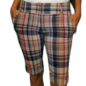 Tracy Evans Limited Plaid Woman's Bermuda Size 5